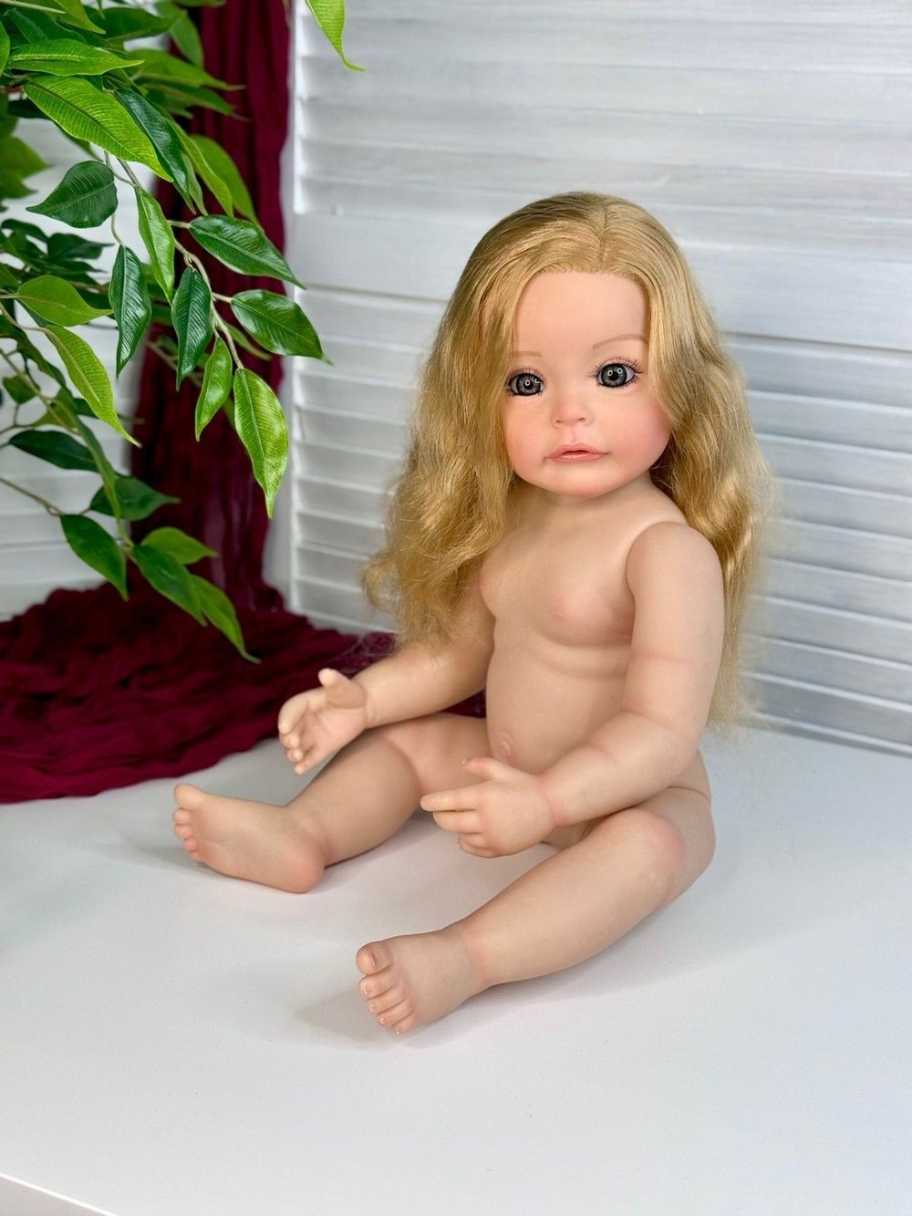 Кукла Реборн виниловая 55см в пакете (FA-555)
