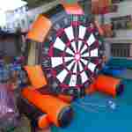 Надувной герметичный дартс «Футбол-Двойной» диаметр 4,5 м, размер 4,5х3х4,5 м