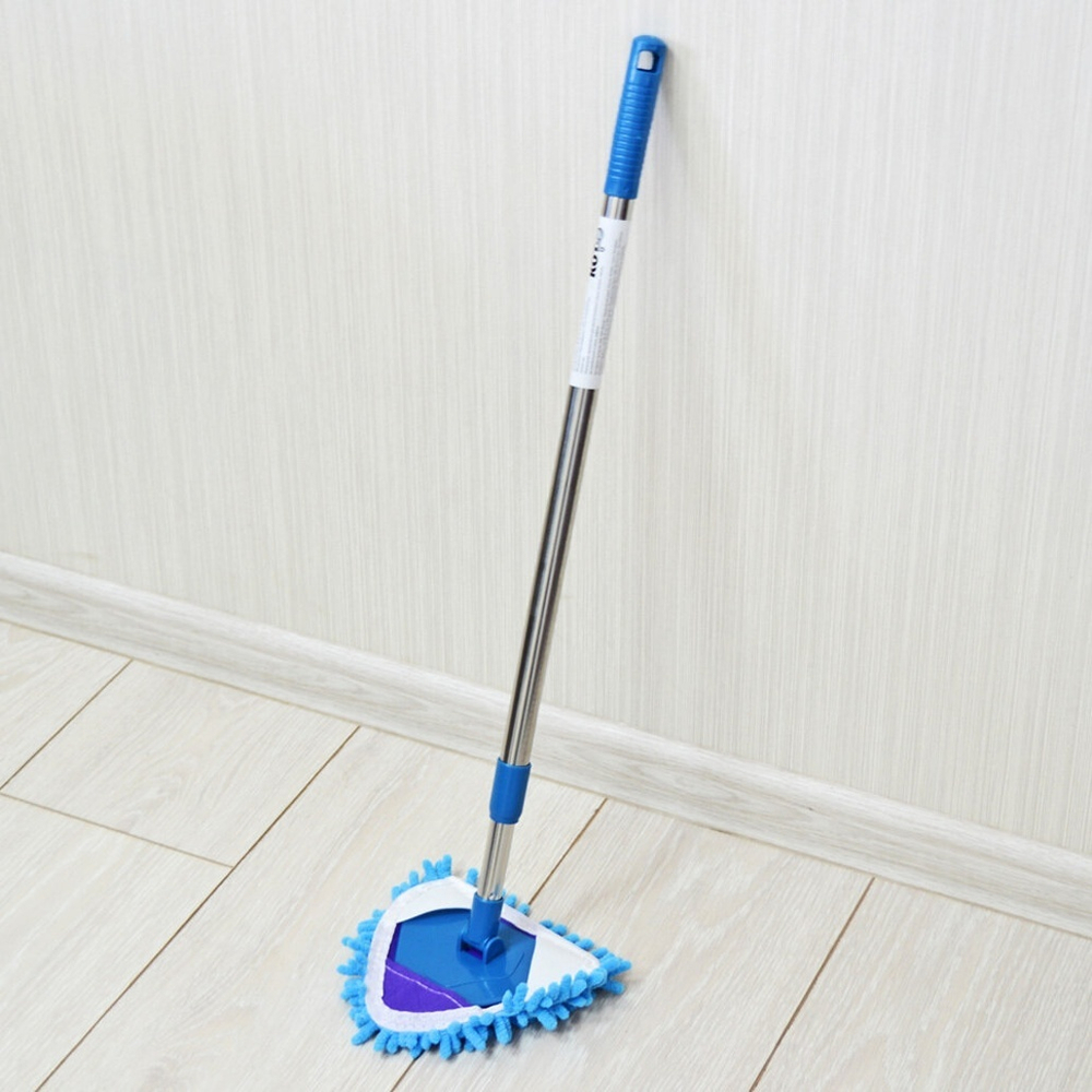 Стеклоочиститель телескопический, треугольная насадка из микрофибры, размер 57-93см