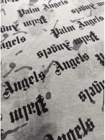Кулирная гладь с лайкрой Надписи на меланже