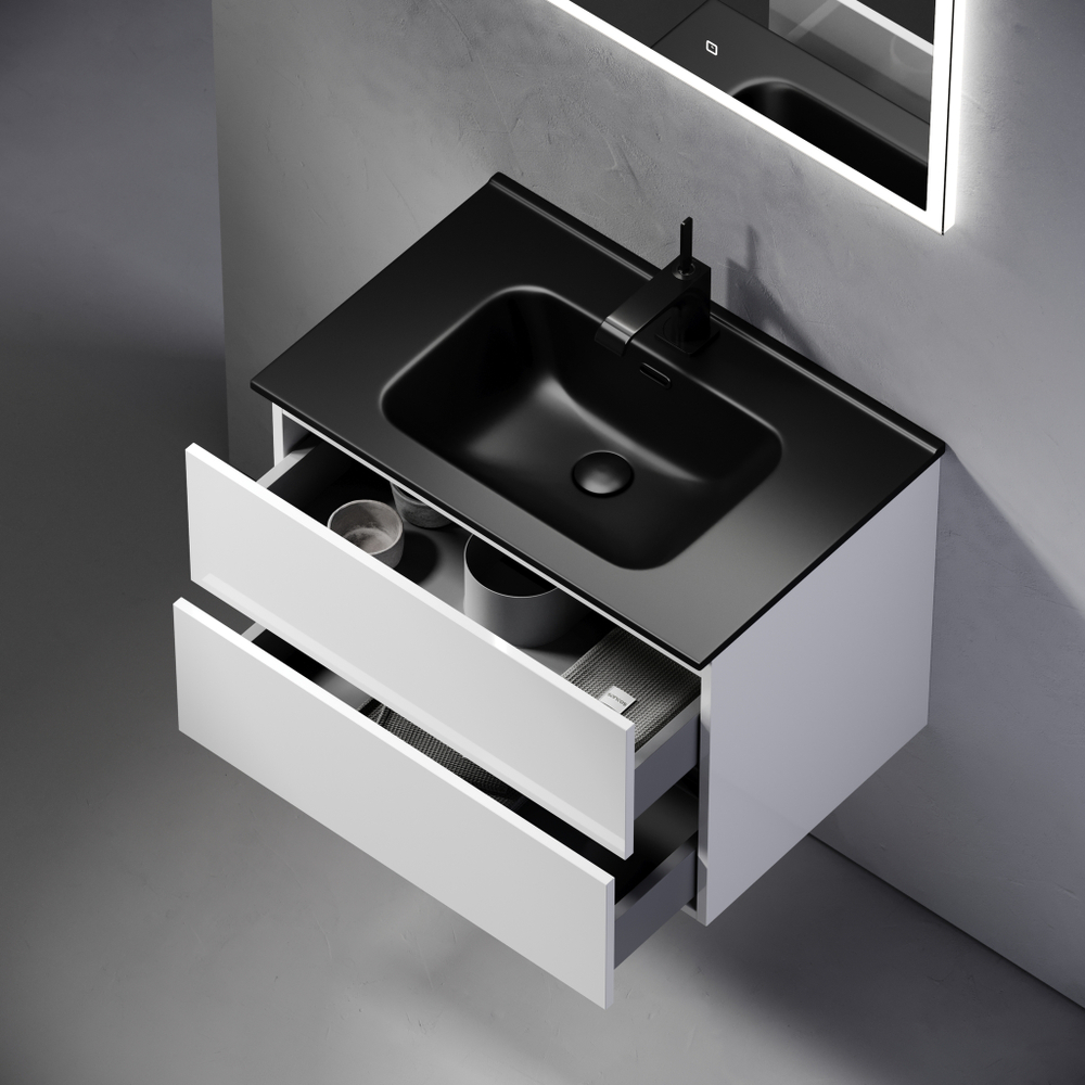 Тумба с раковиной Sancos Urban 70 см UR70W белый глянец