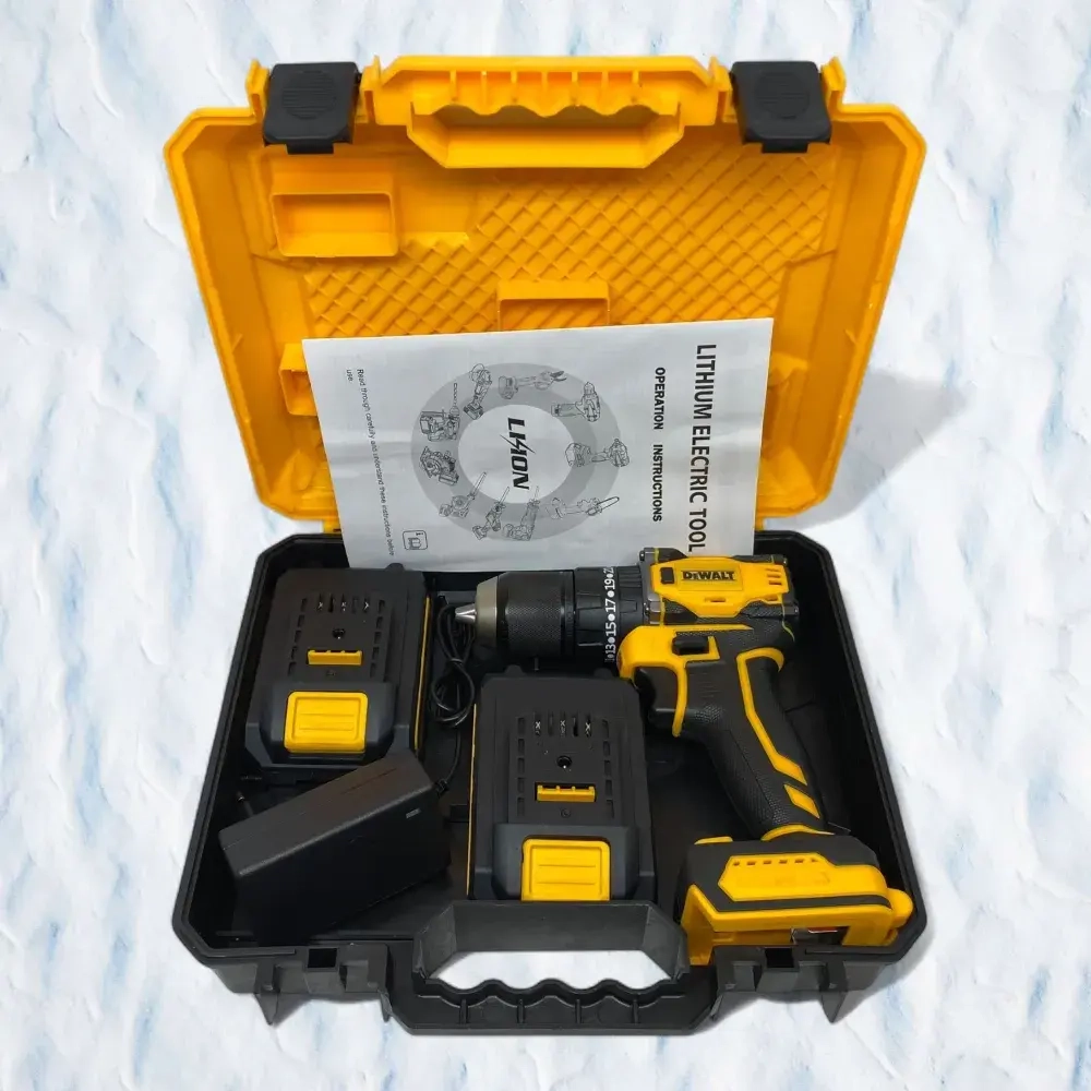 DeWalt Дрель-шуруповерт, 18 В, 55 Нм, 2 АКБ