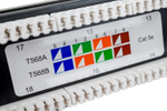 Патч-панель  NikoMax NMC-RP24UD2-ES-1U-BK