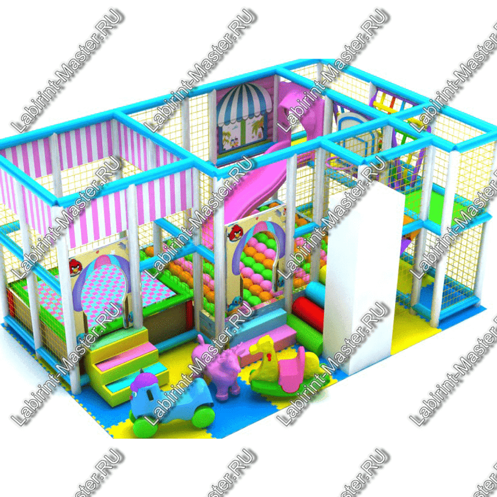 Детский игровой лабиринт "Очаровательные зонтики"