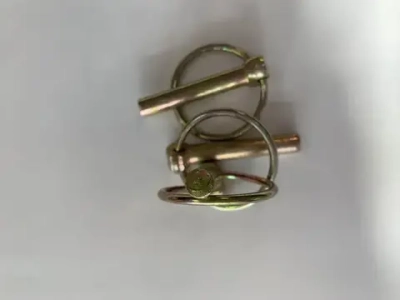 Шплинт с кольцом / Палец стопорный замковый d8 мм 2шт.