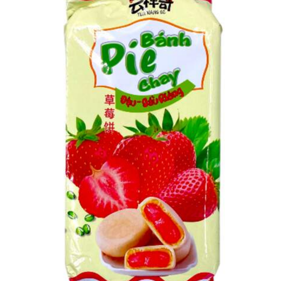Печенье булочки Banh Pie chay со вкусом клубники