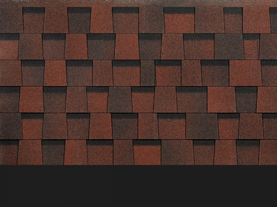 Ламинированная черепица Серия Dragon Standard, красный