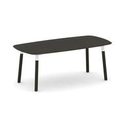 Oak Стол переговорный PR.C.SPRG-008.M Дуб Темный/Белый Матовый Гладкий 2000*1000*750