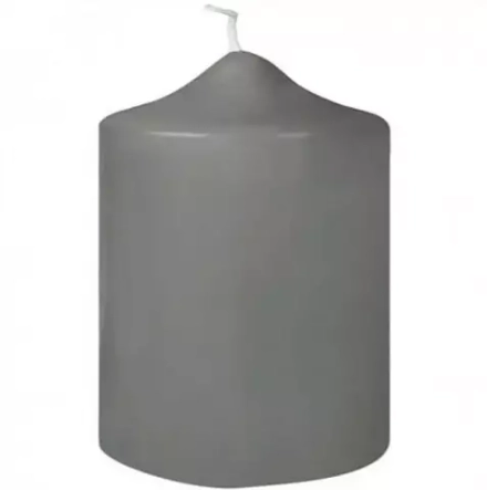 Fink - Свеча 10см 50ч серая / артикул   123539  / GTIN 4042911235399