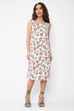 Платье Цветочные узоры (белое) П13504-30М LT Collection