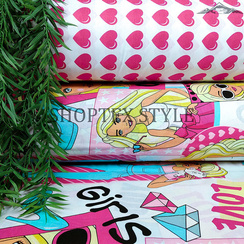 Поплин "Барби" | ш.220 см | 115 г/м² | хлопок-100%