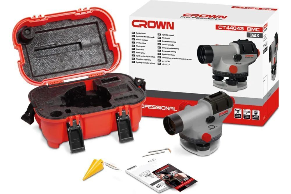 Оптический нивелир CROWN CT44043 BMC