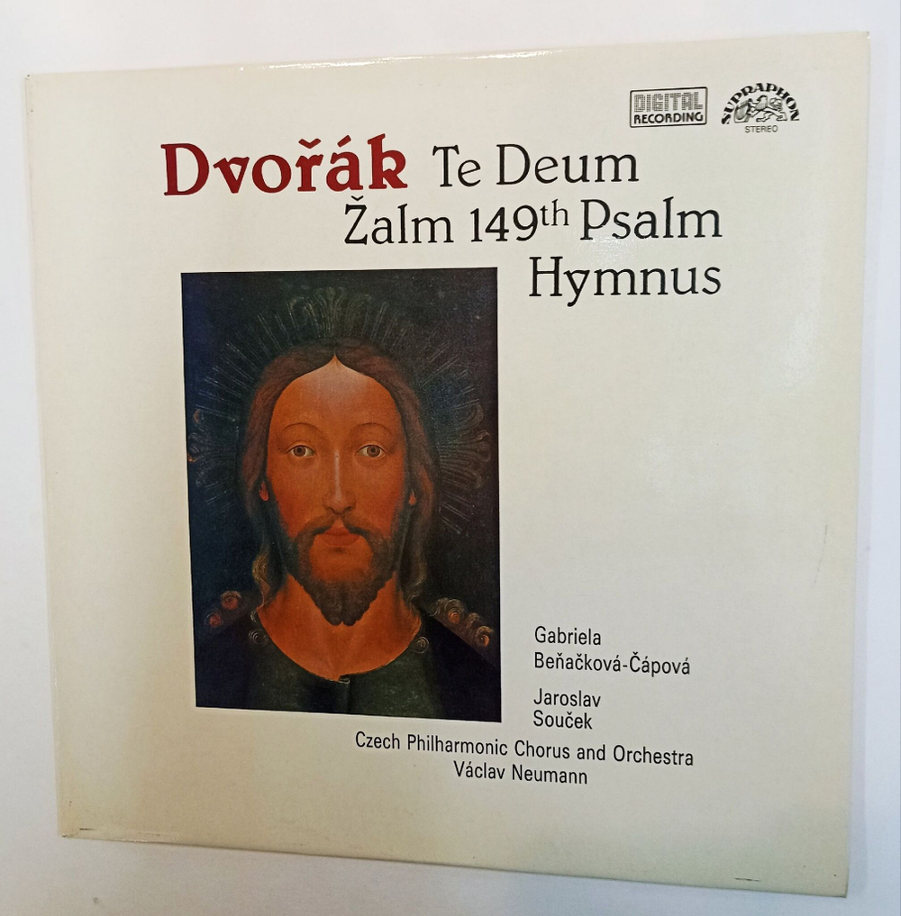 Винтажная виниловая пластинка LP Dvorak Антонин Дворжак Te Deum 149th Psalm Hymnus (Чехословакия 1985)