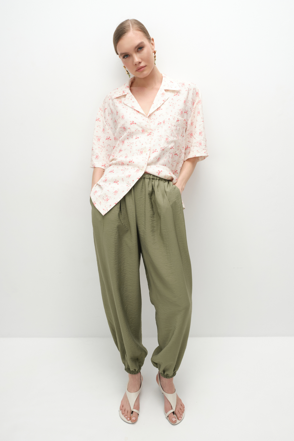 Брюки шаровары легкие