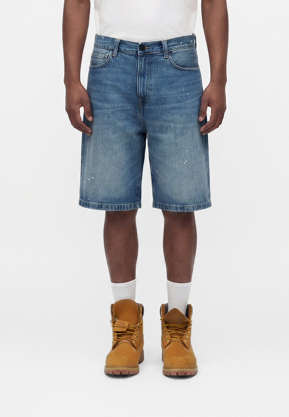 Carhartt WIP LANDON  - Джинсовые шорты - Синий