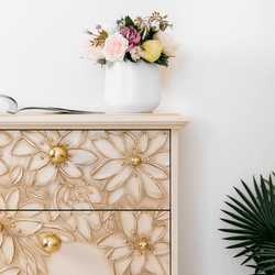 Тумба для обуви Терра-3 (с 3-мя ящиками) Айвори Мраморное золото