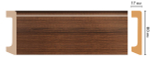 Плинтус DECOMASTER D235-74/20 (80*17*2400 мм)