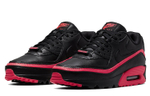 UNDEFEATED x Nike Air Max 90 retro sports non-slip lightweight low-cut casual running shoes for men and women with the same black and red