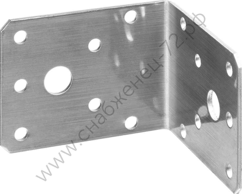 ЗУБР НКУ-2.0 55х70х70х2 мм, нержавеющий крепежный уголок, Профессионал (310526-55)