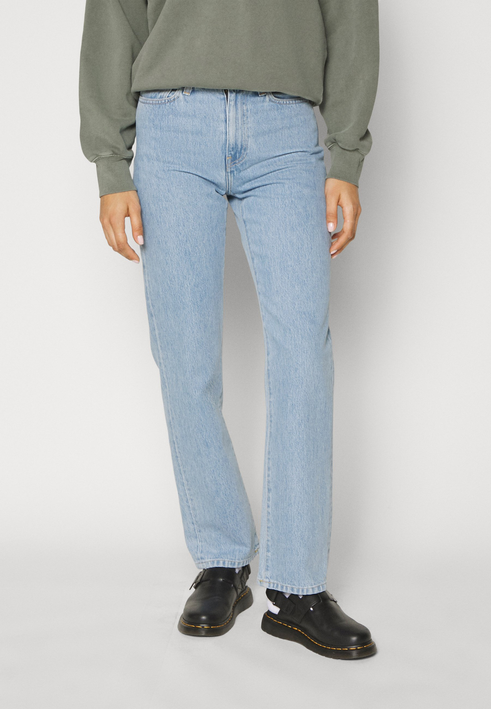 Carhartt WIP NOXON - Прямые джинсы - Белый