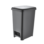 Мусорное ведро с педалью "Слим" 25л антрацит