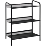 ПОДСТАВКА Д/ОБУВИ ЗМИ ЖЕНЕВА-13 ЧЕРНЫЙ 3-Х ПОЛОЧНАЯ Ж13Ч