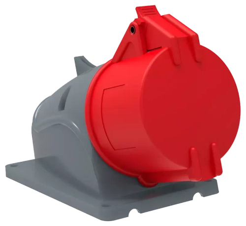 ИЭК Розетка стац. ССИ-125 32А-6ч/200/346-240/415В 3P+PE IP44 280684  PSN12-032-5