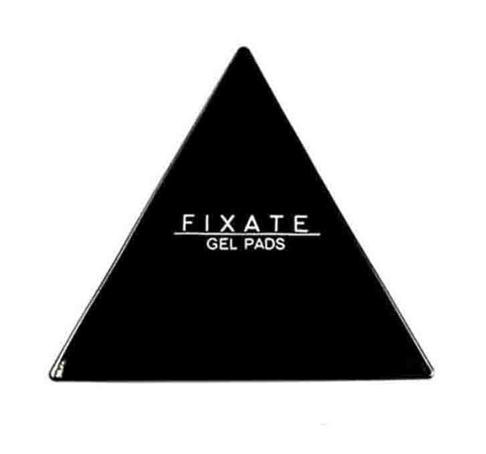 Силиконовый коврик на панель автомобиля Fixate (черный) треугольный