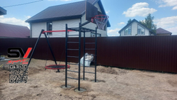 Монтаж уличного спортивно-игрового комплекса Sv Sport