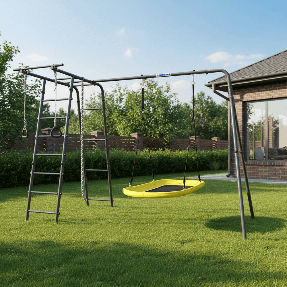 ROMANA Полянка Плюс 2 (антрацит) (с сеткой-гнездом 100см)