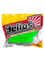 Твистер несъедобный Helios Kasandra 4"29/10,9см Lime 100шт. (HS-34-008-N)