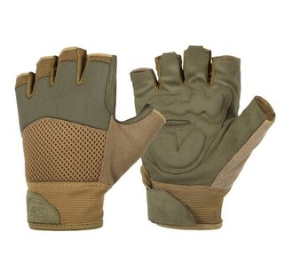 Helikon-Tex Half Finger Mk2 Gloves - Olive Green / Coyote A