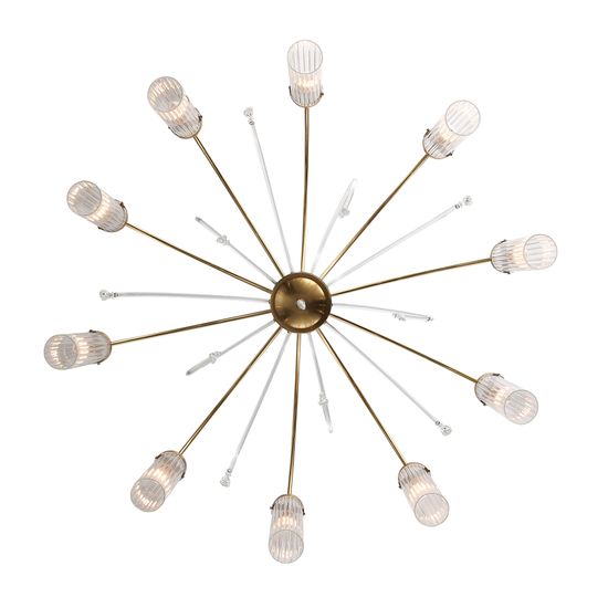 SL1401.303.10 Люстра подвесная ST-Luce Латунь/Латунь, Прозрачный E14 10*40W Luminera