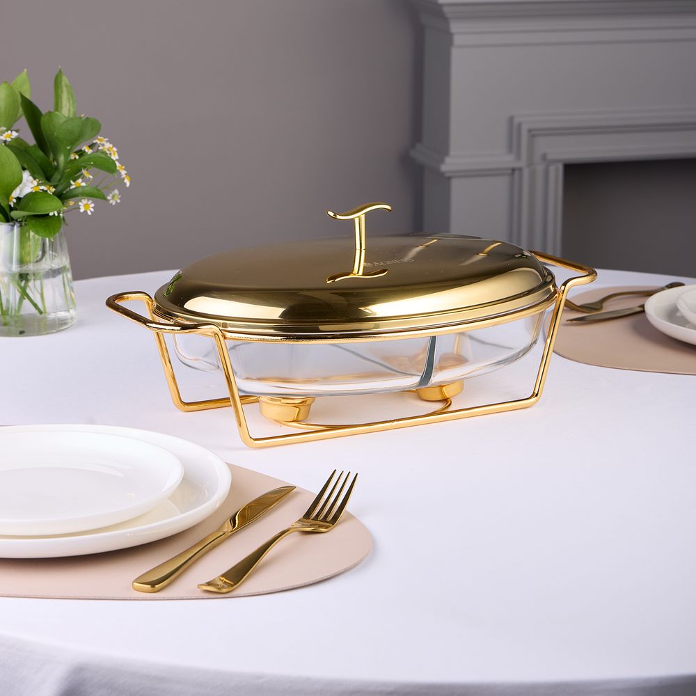 МАРМИТ AGNESS ОВАЛЬНЫЙ 2 ОТСЕКА GOLD 2,6L