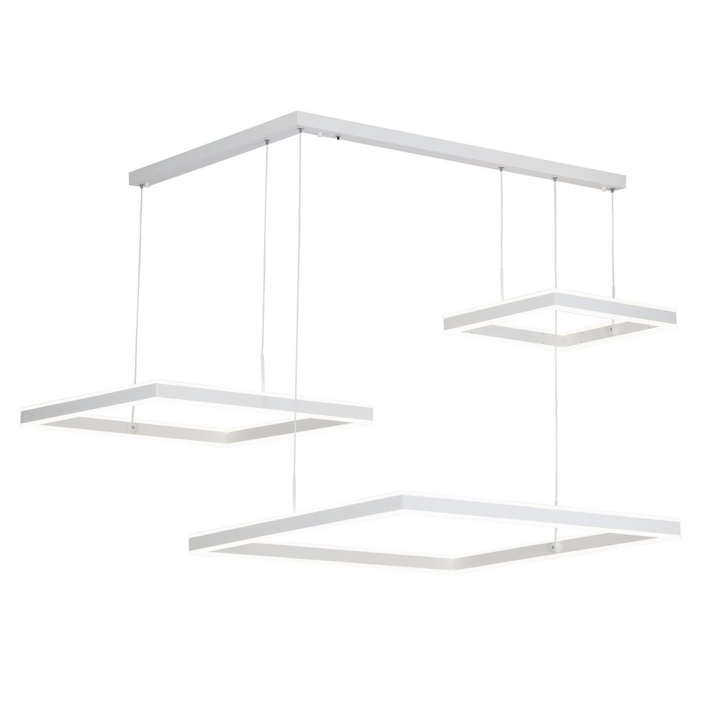 Citilux Дуэт CL719K310 LED Люстра подвесная с пультом Белая