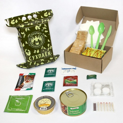 Сухой паек разовый Ужин Вариант 4 (ИРП-Ужин4) СПЕЦПИТ