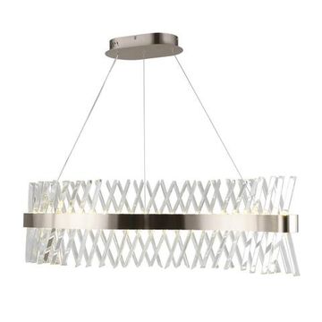 Люстра подвесная OML-99913-44 никель Strasatti Omnilux