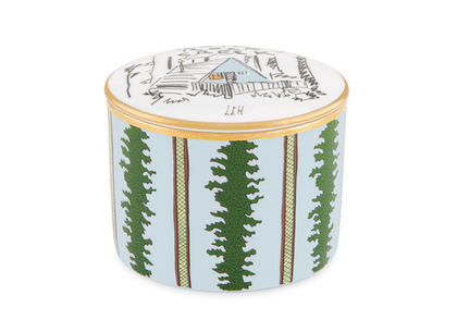 Шкатулка круглая Richard Ginori Rain Rock Creek, 8.2 см