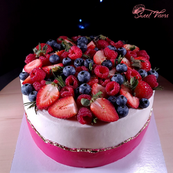 Торт ягодная полянка Кондитерская Sweet Visors Сладкие Козырьки Светланы Дегтеревой