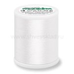 Нитки вышивальные вискоза Madeira Rayon №40, 200 м, цв. 1001, 9840, 5 катушек