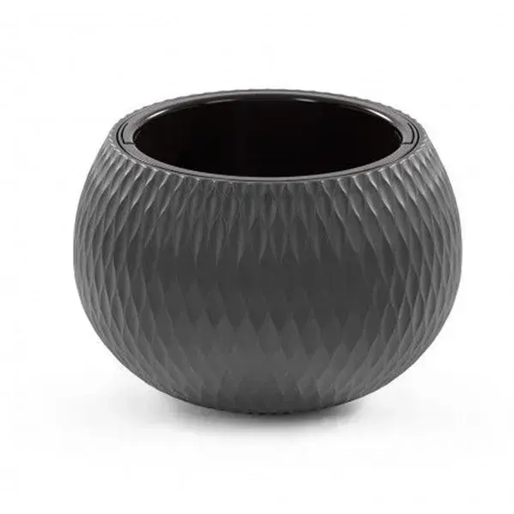 Кашпо Жемчужина 7л (графитовый)