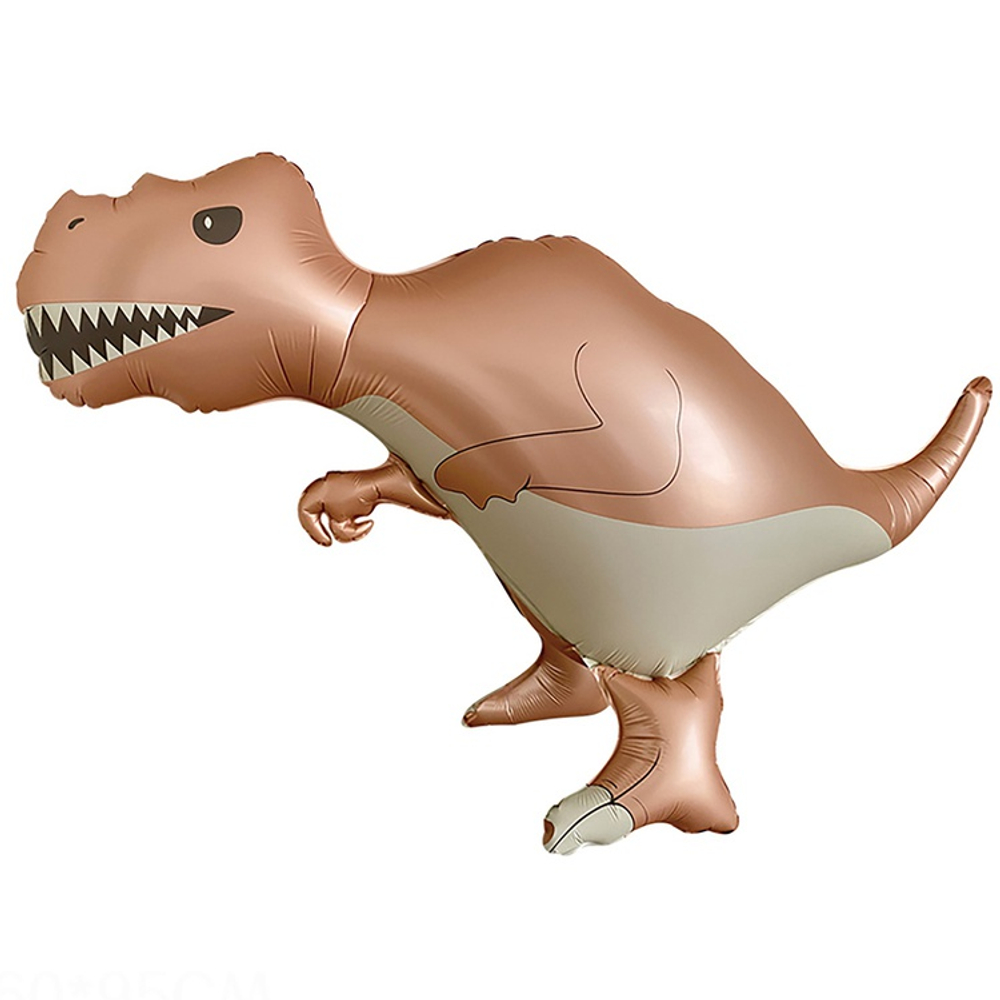Шар Фольгированный Динозавр сатин коричневый (Коричневый)