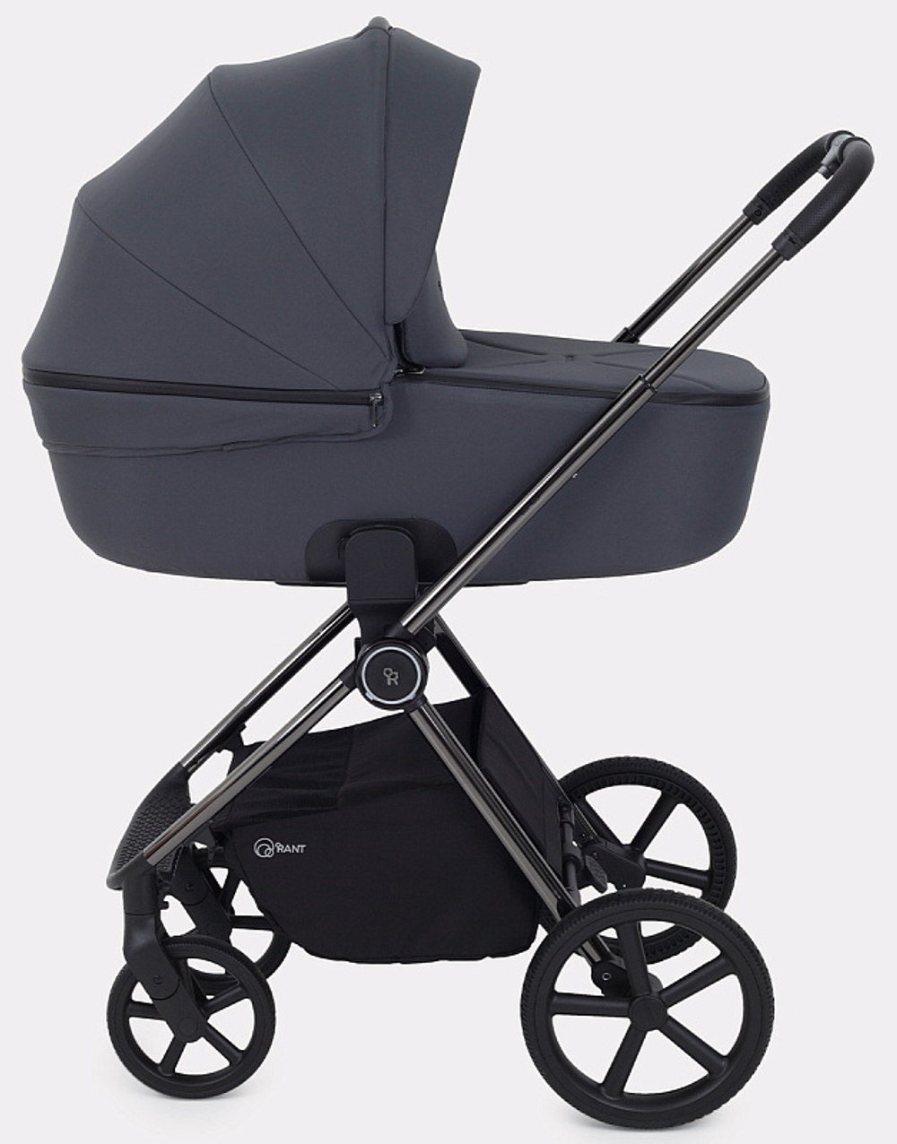 Детская коляска Rant Teo Black Chrome 3 в 1 Graphite