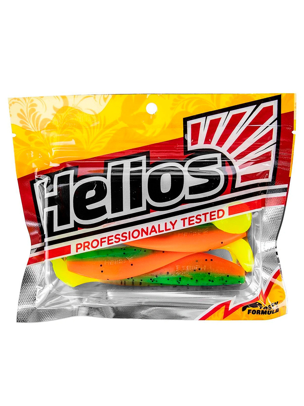 Виброхвост Helios Zander 4"/10,2см Blue Lime 5шт. (HS-36-040)