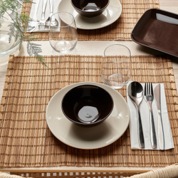 IKEA FÄRGKLAR  (ИКЕА ФÄРГКЛАР)  -  Миска, глянцевая коричневая, 12 см