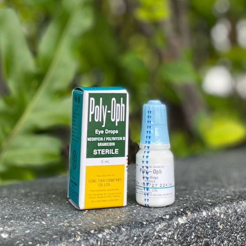 Глазные капли для кошек и собак Poly-Oph Eye Drops Neomycin Polymyxin BGramicidin Sterile Sang