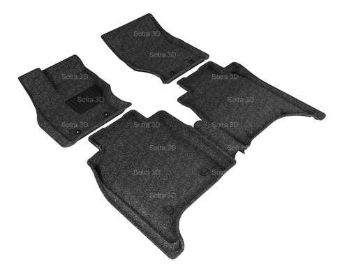 Коврики салона Sotra 3D Lux для Land Rover Range Rover Autobiography Long б/к 2014- черные. Артикул ST 74-00608