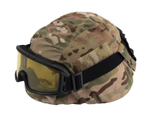 Маска стрелковая ShotTime Puma, защитная, чёрная, линза жёлтая