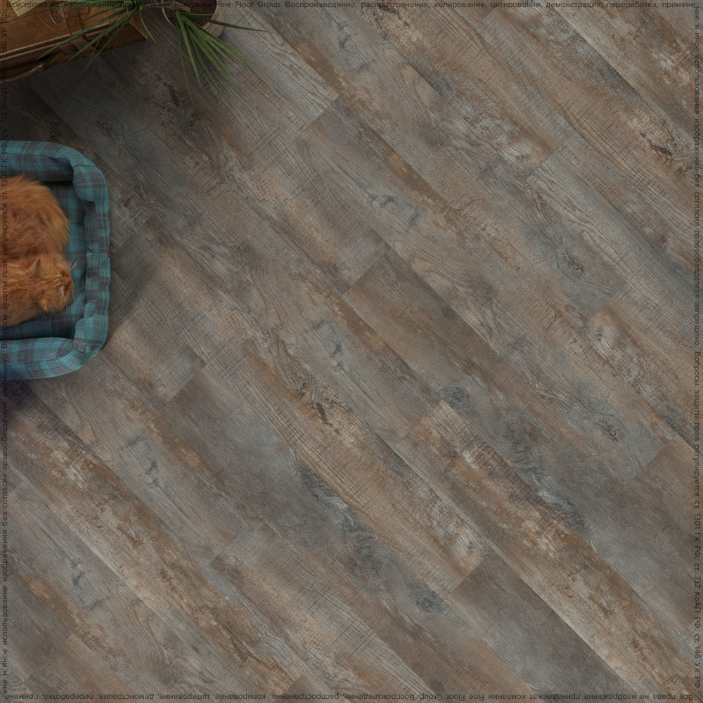 Fine Floor Wood 2024 (DryBack) FF-1418 Дуб Этна
