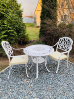 Белая мебель из литого алюминия Geneva 2, белый